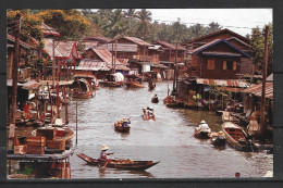 THAÏLANDE. Carte Postale Ayant Circulé En 1978. Khlong. - Thaïlande