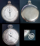 VINTAGE HEUER STOPWATCH FROM 1950'TIES EXCELLENT CONDITION - Horloge: Antiek