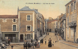 Cholet        49          Rue Du Coin  .Toilée Couleur      N° 17      Voir Scan) - Cholet