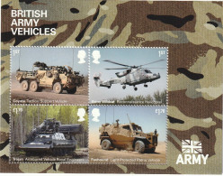 Engeland 2021, Postfris MNH, Army Vehicles - Non Classés
