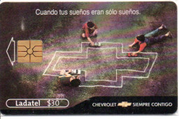 Jeu Chevrolet Calendrier  Calender  Télécarte Mexique  Phonecard Telefonkarte (S 896) - Mexique