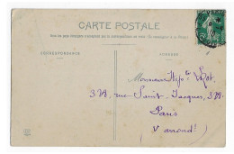 PARIS 55 PERIODIQUE Carte Postale 5c Vert Yv 137 Ob 9 5 1910 - Manual Postmarks