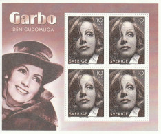 SUEDE - N°30 ** (2005) Cinéma : Greta Garbo - Blocks & Sheetlets
