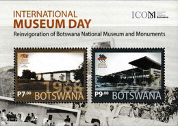 BOTSWANA, 2022, MNH, INTERNATIONAL MUSEUM DAY,S/SHEET - Museums