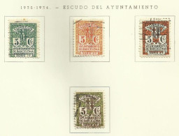 ESPAÑA 1932-1935 - AYUNTAMIENTO DE BARCELONA - ESCUDO DE LA CIUDAD - EDIFIL 9/12 - Barcelona