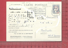 CARTE NOMINATIVE :  TOMASINI  à  47230  Barbaste - Genealogie