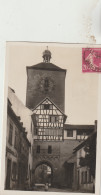 Lauterbourg  67  Carte Glacée _La Porte Moyenne -Rue Animée - Lauterbourg