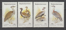 Bophuthatswana 1983 Vögel Birds Mi 112 - 115 ** Postfrisch MNH - Bofutatsuana