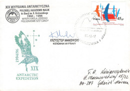 POLAND - MAIL XIX WYPRAWA ANTARKTYCZNA 1995 / YZ 466 - Lettres & Documents