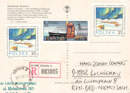 POLAND - REGISTERED POSTCARD 1982 GDYNIA -SPITSBERGEN- / YZ 470 - Briefe U. Dokumente