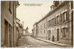 CHATEAU PORCIEN  RUE DU FAUBOURG DE LIESSE  TB ETAT - Chateau Porcien