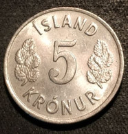 ISLANDE - ICELAND - 5 KRONUR 1978 - KM 18 - ISLAND - IJsland