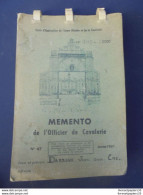 MEMENTO DE L'OFFICIER DE CAVALERIE 1957 Cne Jean Darroux - Andere & Zonder Classificatie