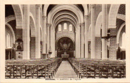 1 Prentbriefkaart Houthem: Intérieur De L'église - Binnenzicht Kerk - Comines-Warneton - Komen-Waasten