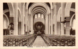 1 Prentbriefkaart Houthem: Intérieur De L'église - Binnenzicht Kerk - Komen-Waasten