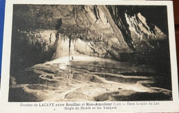 CPA FR46 - Grottes De LACAVE Entre Souillac Et Roc-Amadour - Dans La Salle Du Lac Ongle Du Diable Et Les Vasques - Lacave