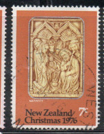 NEW ZEALAND NUOVA ZELANDA 1976 NATIVITY CHRISTMAS NATALE NOEL WEIHNACHTEN NAVIDAD 7c USED USATO OBLITERE' - Gebraucht