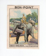 BON POINT SP Rare INDES ANGLAISES Les Eléphants TB 68 X 50 1936s Pub: Chocolat Pupier Didactique Au Dos 2 Scans - Andere & Zonder Classificatie