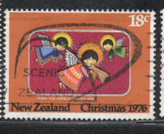 NEW ZEALAND NUOVA ZELANDA 1976 HARK THE HERALD ANGELS SING CHRISTMAS NATALE NOEL WEIHNACHTEN NAVIDAD 18c USED - Oblitérés