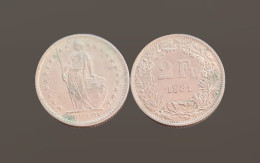 Suisse 2 Francs 1981 SPL - Autres & Non Classés