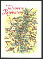 Postkarte, Talsperre Kriebstein, 80er Jahre - Waldheim