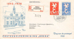 NETHERLANDS - RECO 1958 POSTZEGELVERENIGING BREDA / 2118 - FDC