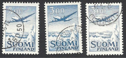 Finnland, 1963, Mi.-Nr. 579,Type I + II, X + Y, Gestempelt - Oblitérés