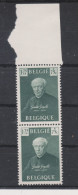 COB 813-V6 ** Neuf Sans Charnière Dernier E De Belgïe Cassé Sur Le Timbre Du Haut - 1931-1960