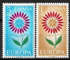 Spain 1964 Europa CEPT (**)  Mi 1501-02; Y&T 1271-72 - 1964