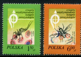 POLAND 1978 Parasitology Congress MNH / **.  Michel 2567-68 - Nuevos