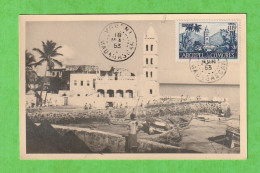 ARCHIPEL DES COMORES N° 9 SEUL SUR CARTE POSTALE CACHET MORONI MADAGASCAR - Lettres & Documents