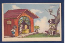 CPA BUSI Enfant Illustrateur Italien écrite 641-6 Chien Dog - Busi, Adolfo