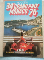 Carte Postale, 34e Grand Prix Monaco 1976. Oblitéré - Autres & Non Classés