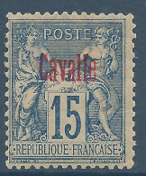 CAVALLE N° 5 NEUF* CHARNIERE Aminci  / Hinge  / MH - Unused Stamps