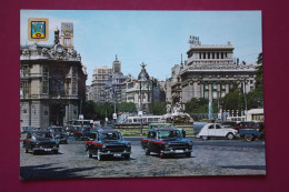 Madrid. Cibeles.   (WITH Taxi CAR Seat 1500) - Taxi & Fiacre