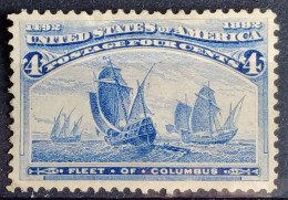 Amerika Fleet Of Columbus  Jaar 1893 Yvert Nr.84  MH--Hinged--Scharnier - Unused Stamps