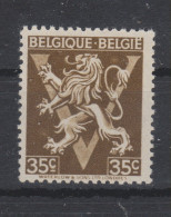 COB 677-V3 ** Neuf Sans Charnière Cercle Clair Au Dessus De La Patte Gauche - 1931-1960