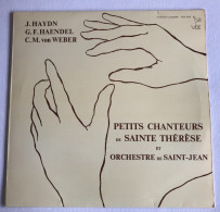 PETITS CHANTEURS DE SAINTE THERESE Et Leurs Ainés ORCHESTRE DE SAINT JEAN - LP - Canciones Religiosas Y  Gospels