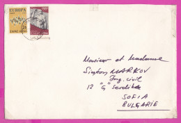 274949 / Greece Grece Cover Istiaia 1972 - 0.50+3 Dr. Europa CEPT , Olympic Games - Munich 1972, Germany To Sofia BG - Briefe U. Dokumente