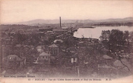 BOUCAU VUE DE L'USINE SAINT GOBAIN ET SUD DU BOUCAU - Boucau