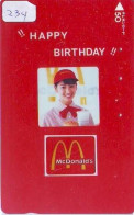 TELECARTE McDonald's JAPON (234) MacDonald's * McDonald's   JAPAN *  PHONECARD * TELEFONKARTE * - Publicidad