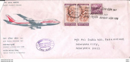 First Flight Cover Bombay To New York, 26th May, 1971, Condition As Per Scan - Briefe U. Dokumente