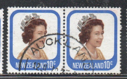 NEW ZEALAND NUOVA ZELANDA 1977 1982 QUEEN ELIZABETH II 10c USED USATO OBLITERE' - Gebruikt