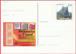 CP - Entier Postal  (Allemagne - RFA) (2000) - Salon Internat Des Timbres, Monnaies, Cartes Téléphoniques (Leipzig) (1) - Postkarten - Ungebraucht