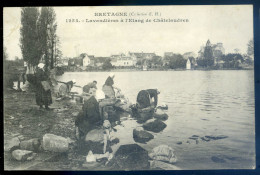 Cpa Du 22 Lavandières à L' étang De Châtelaudren JUI23-04 - Châtelaudren