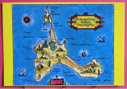 Espagne - Baleares - Formentera - Carte Ancienne De L'île - Formentera