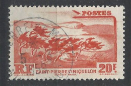 Saint-Pierre Et Miquelon - 1947 - Usato/used - Ordinari - Mi N. 366 - Used Stamps