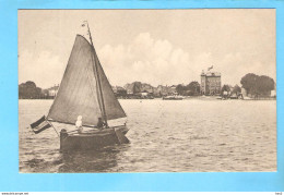 Zwijndrecht Gezicht Dorp En Zeilboot 1910 RY56612 - Zwijndrecht