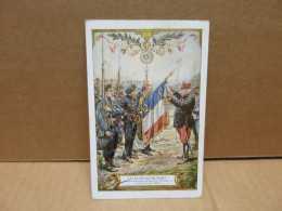 PATRIOTIQUE Carte Illustrée Les Médailles Militaires Société De Secours Mutuels Paris - Patriottisch