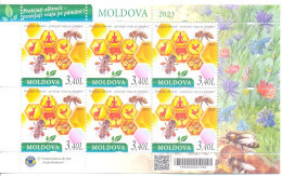 2023. Moldova, Apiculture, Protect Of Bees - Protect Of Life On The Earth, Sheetlet, Mint/** - Moldavie